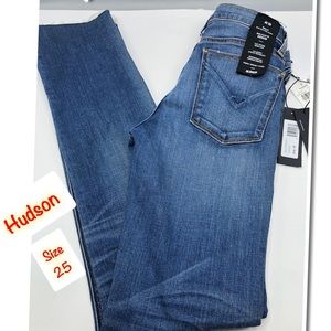 Hudson Women’s Tally Deep Cuff Crop Skinny Jeans